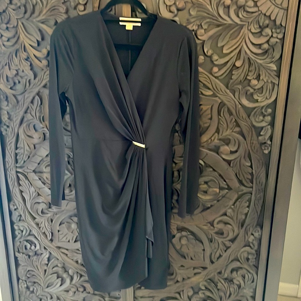 Michael Kors faux wrap dress